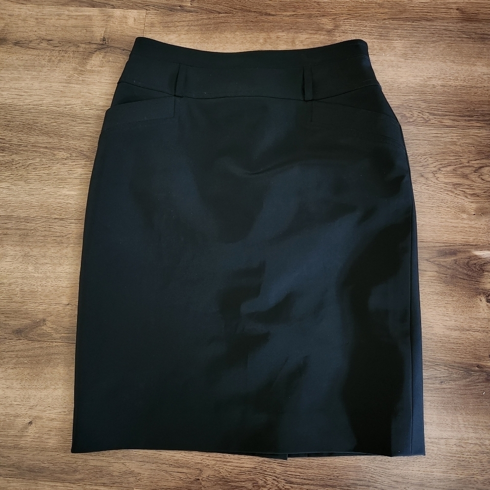 Carlisle Black Pencil Skirt